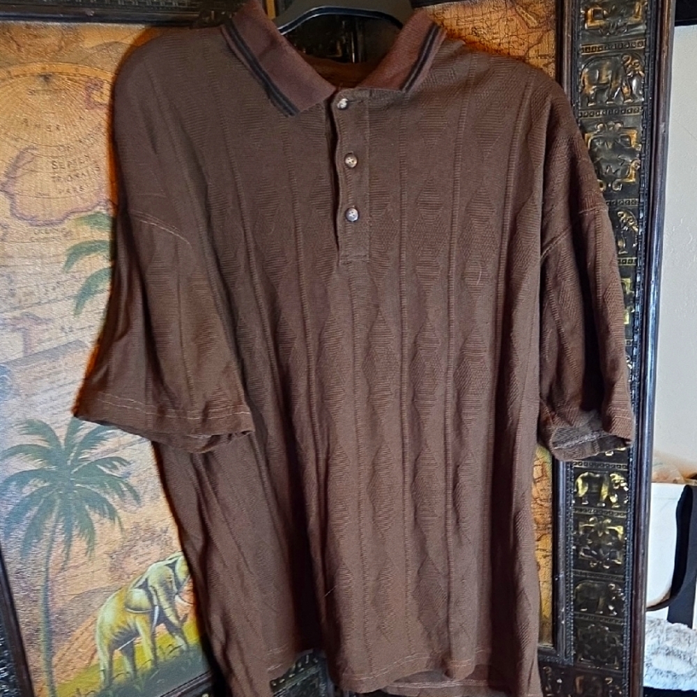Pierre Cardin Brown Polo Shirt